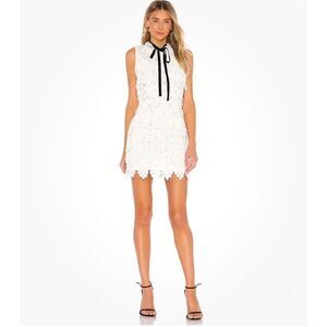 designer mini party dresses Long Sleeve Lace V-neck Mini Dress